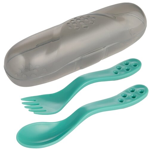 Canpol Babies Set Za Hranjenje - Putni Set ka&scaron;ika I vilju&scaron;ka 74/019 - Turqoise Cene