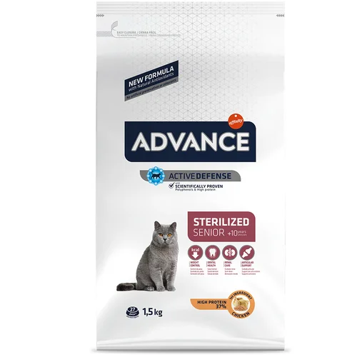 Affinity Advance Advance Sterilized Senior +10 s piletinom - 1,5 kg