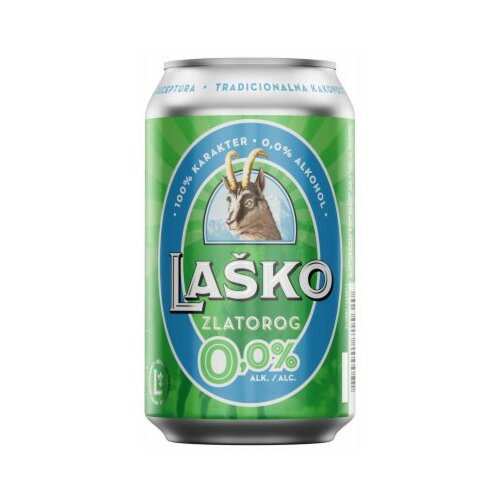 Laško Zlatorog bezalkoholno pivo 330ml limenka Slike