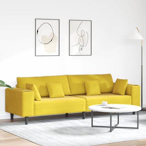 SOFA Žuta 250 x 77 x 76 cm Bar&scaron;un Cene