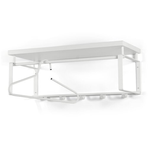 Spinder Design Bel kovinski stenski obe&amp;scaron;alnik s polico Rex &amp;ndash; Slike