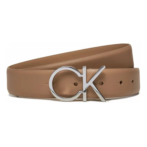 Calvin Klein Ženski pas Re-Lock Ck Logo Belt 30Mm K60K610157 Rjava