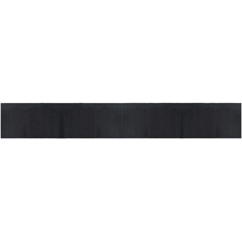  Tepih pravokutni crni 60 x 400 cm od bambusa Slike