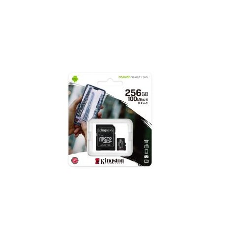 Kingston microSD 256GB Class10Canvas Select PlusSD adapter;100/85MBs,Class 10 UHS-I Cijene