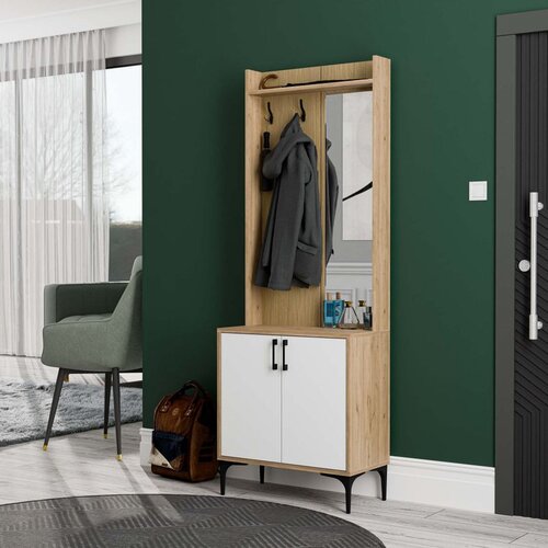 Hanah home čiviluk royal 5012 oakwhite hall stand Slike