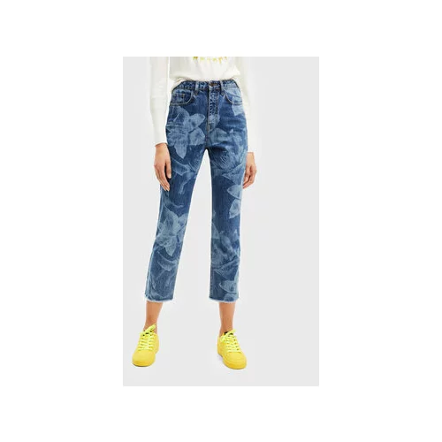 Desigual Jeans hlače Antonia 22WWDD20 Modra Regular Fit
