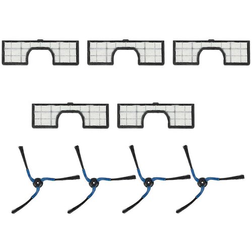 INORCO 5 filtrov + 4 stranske krtače za Samsung Navibot Sr8751, Sr8752, sr8759, (21874707) Slike