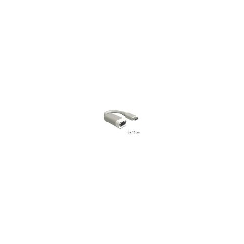 Delock HDMI/VGA adapter [1x HDMI-utikač C Mini <=> 1x VGA-utičnica] bijel, 65471 Cijene