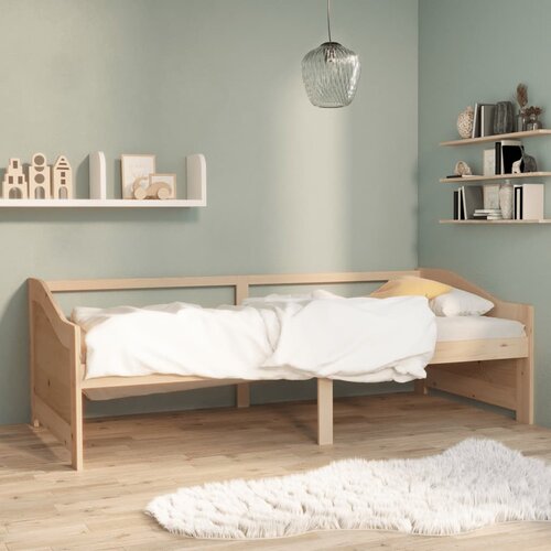 VidaXL Trosjed / dnevni ležaj od masivne borovine 90 x 200 cm Slike