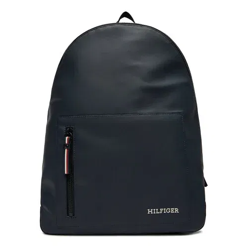 Tommy Hilfiger Nahrbtnik Th Pique Backpack AM0AM11782 Mornarsko modra