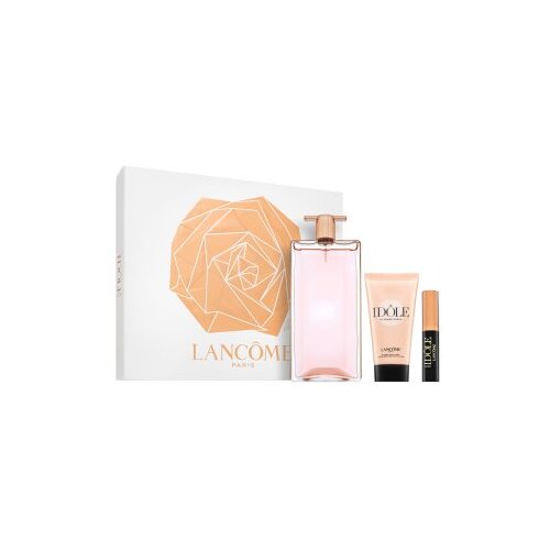 Lanc&amp;ocirc;me Lancome Ženski parfemski set Id&amp;ocirc;le EDP 50 ml + 50ml krema za telo + 2.5ml mascara Slike