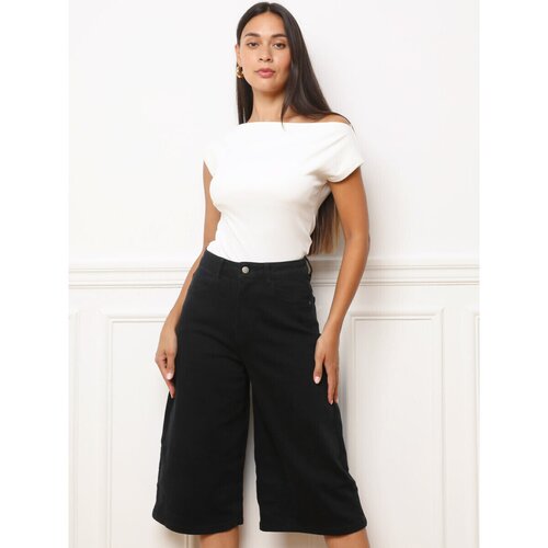 La Modeuse Jeans 3/4 &amp;amp; 7/8 79359_P188762 Črna Slike