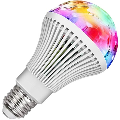  RGB vrtljiva disko žarnica E27 3W Cene