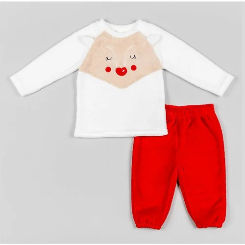 Zippy Dječja pidžama boja: crvena, s tiskom