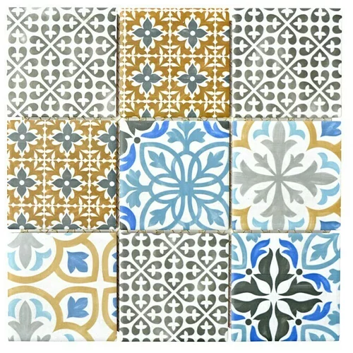  Mozaik pločica Quadrat Classico Mix Porto (29,8 x 29,8 cm, Raznobojno, Mat)