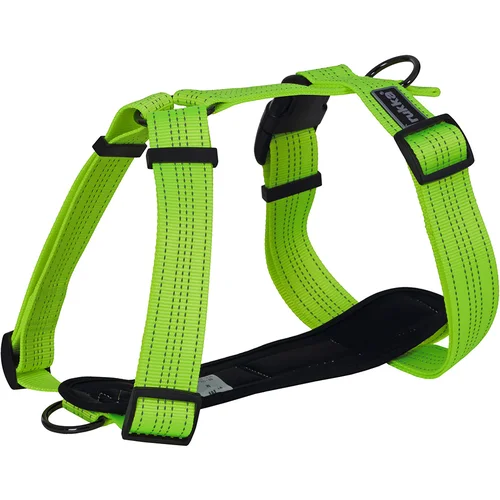 Rukka Pets Rukka® Form Neon oprsnica, rumena - Velikost L: obseg prsnega koša 80-130 cm, Š 40 mm