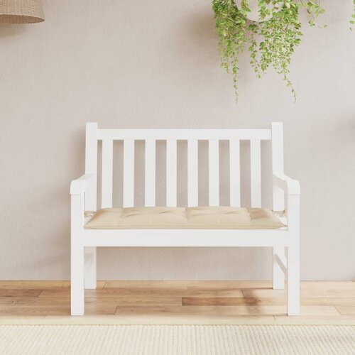 vidaXL Blazina za vrtno klop bež 110x50x7 cm oxford tkanina Cene