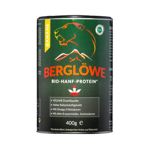 Berglöwe BIO proteini konoplje z banano