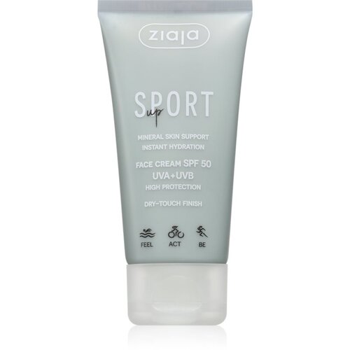 Ziaja Sport Up Face Cream hidratantna dnevna krema SPF 50 50 ml Slike