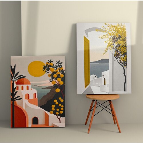 Wallity dekorativna slika 2KNV4328, 70x100cm, 2 dela Cene