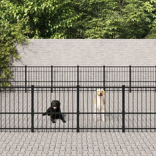  vanjski kavez za pse čelični 39,52 m²