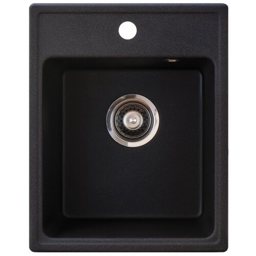 Metalac granitna usadna sudopera xQuadro 40 crna 400x500 Ø90 Cene