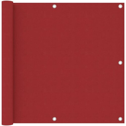 VidaXL balkonski zastor crveni 90 x 400 cm od tkanine Oxford Slike