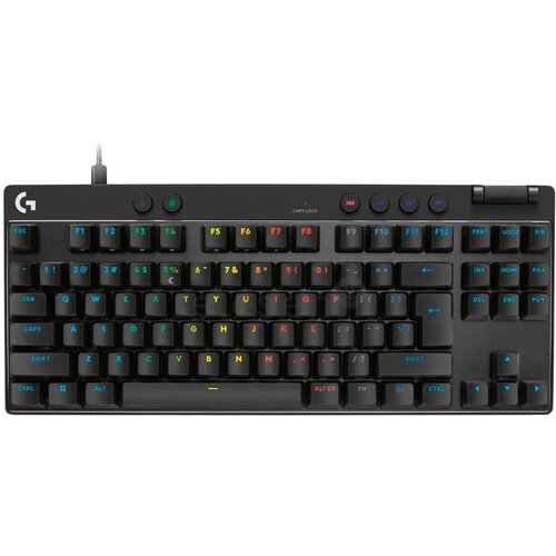 Logitech pro x tkl rapid gaming keyboard - black - us int&amp;#039;l - usb - emea28i-935 - linear ( 920-013233 ) Slike