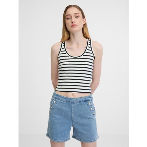 Orsay Black and white women&amp;#039;s crop tank top - Women&amp;#039;s Slike