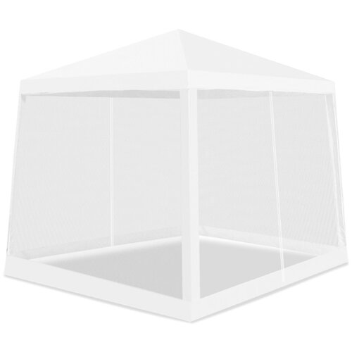 Aga vrtni paviljon z mrežo proti komarjem 2,4x3m Bela, (21320234) Cene