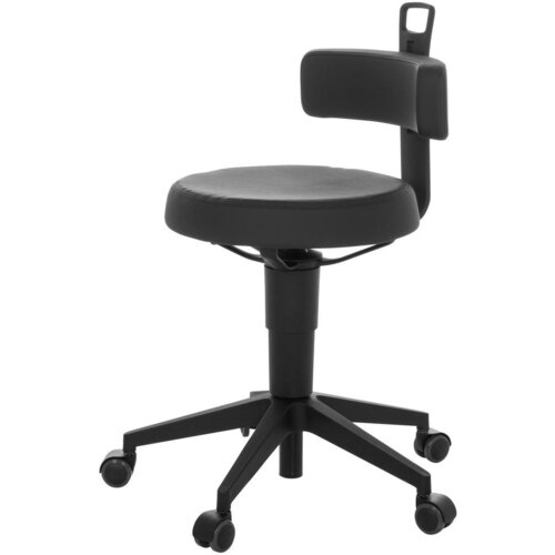 MID.YOU Pisarni&amp;scaron;ki Stolček Top Work Flex Pu, Črna Slike