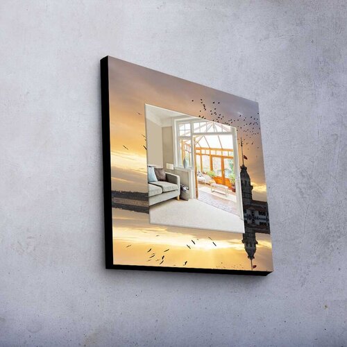 Wallity Zidno ogledalo MA-097, 50x50cm Cijene
