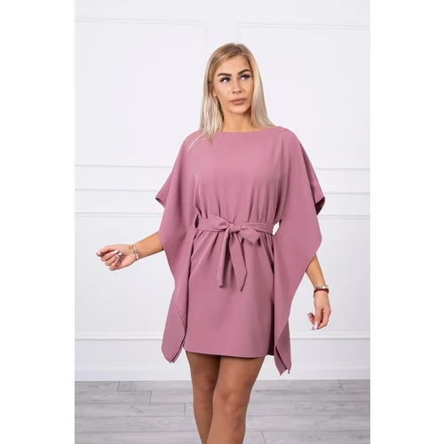 Kesi Batwings Oversize dress dark pink