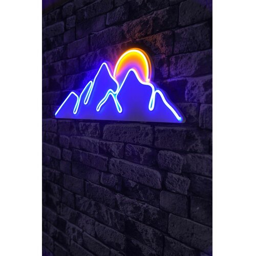 Wallity Mountain - Blue - Yellow BlueYellow Decorative Plastic Led Lighting Slike