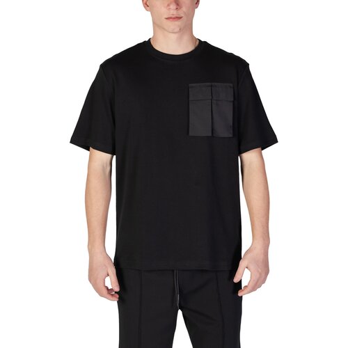 Antony Morato RELAXED FIT LOGO PRINT ON BACK COLLAR MMKS02465-FA100245 Crna Cene
