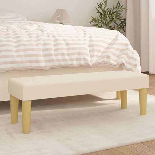  Klupa krem 100x30x30 cm od tkanine Cijene