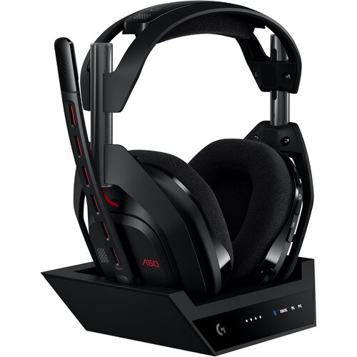 Logitech G Astro A50 Lightspeed brezžične slušalke z bazno postajo črne barve za PC & igralne konzole Cene