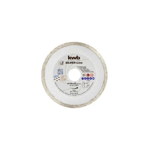 KWB dijamantska rezna ploča za keramiku 115 x 22.23 mm – 49725170 Cijene