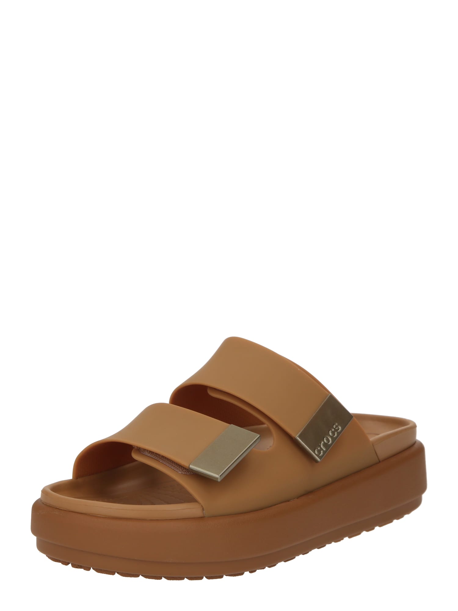 Crocs Nizki natikači 'Brooklyn Luxe' temno rjava Cene