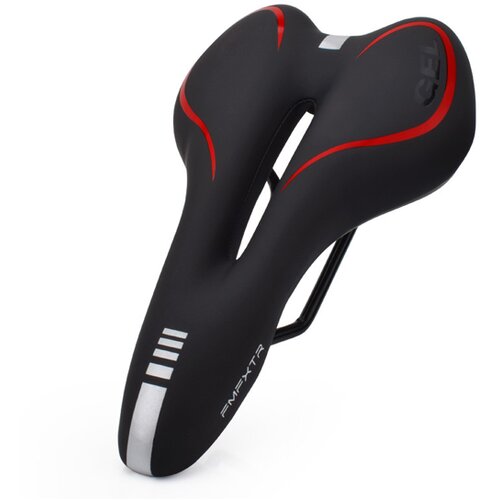 INF Silikonski sedež za kolo Black+Red, (21536853) Cene