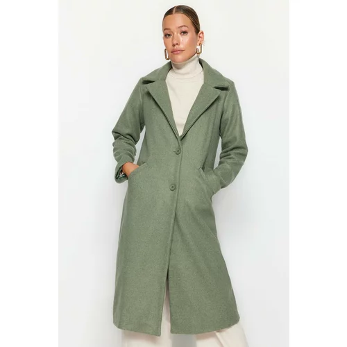 Trendyol Coat - Green - Basic