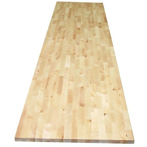 EXCLUSIVHOLZ Radna ploča od masivnog drva (Breza, 260 x 63,5 x 2,7 cm) Cijene