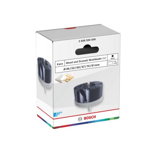Bosch komplet testera za otvore sa držačem za drvo i gips, 6 delova, 2608594506 Cene