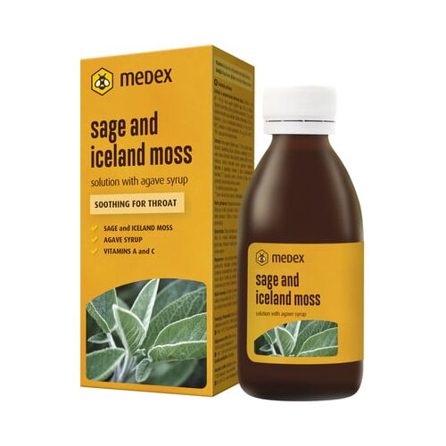 Medex žajbelj in islandski lišaj - sirup Cene