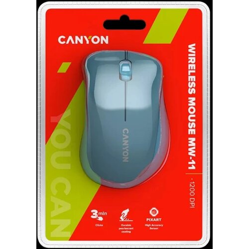 Canyon Wireless Optical Mouse With Pixart Sensor MW-11 Slike