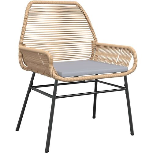  Vrtna garnitura - 8-dijelni vrtni blagovaonski set s jastucima poliratan i staklo Smeđa 200 x 100 x 74 cm 8 Slike