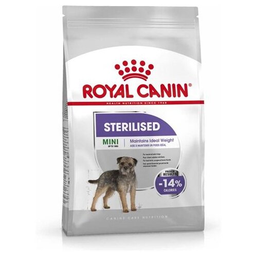 Royal Canin CCN Mini Sterilised, potpuna hrana za pse - Za kastrirane/sterilizirane odrasle pse malih pasmina (od 1 do 10 kg) - Stariji od 10 mjeseci - Psi skloni prekomjernoj tjelesnoj težini, 3 kg Cene