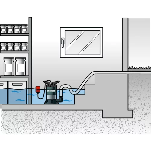 Metabo potopna črpalka za čisto vodo TP 8000 S (0250800000)