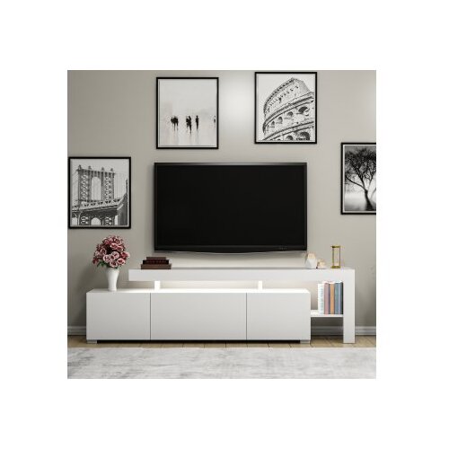 Hanah home Bijeliz TV komoda, Bijela Slike