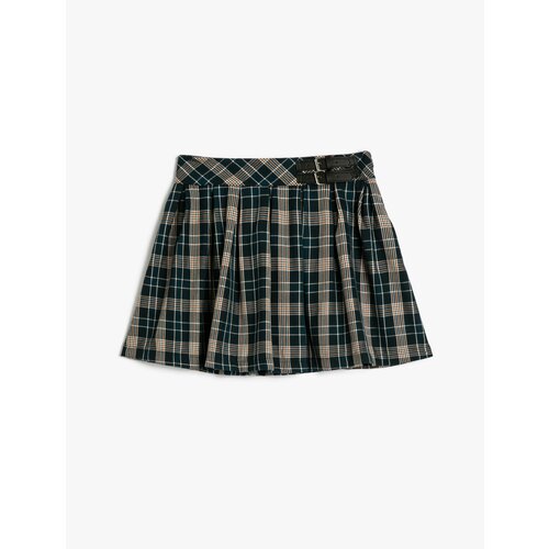 Koton School Skirt Pleated Belt Detailed Cene